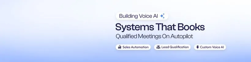 Voice AI systems banner